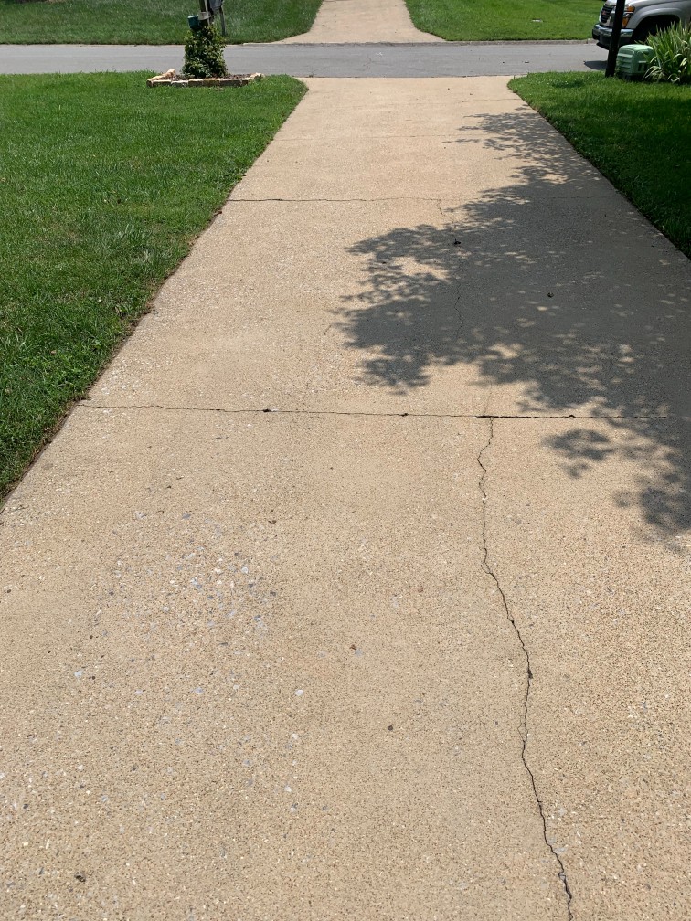 Driveway washing