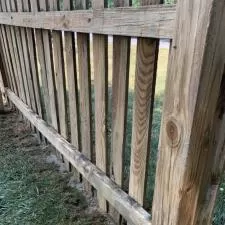 Wooden Backyard Fence Cleaning in Johnson City, TN Thumbnail