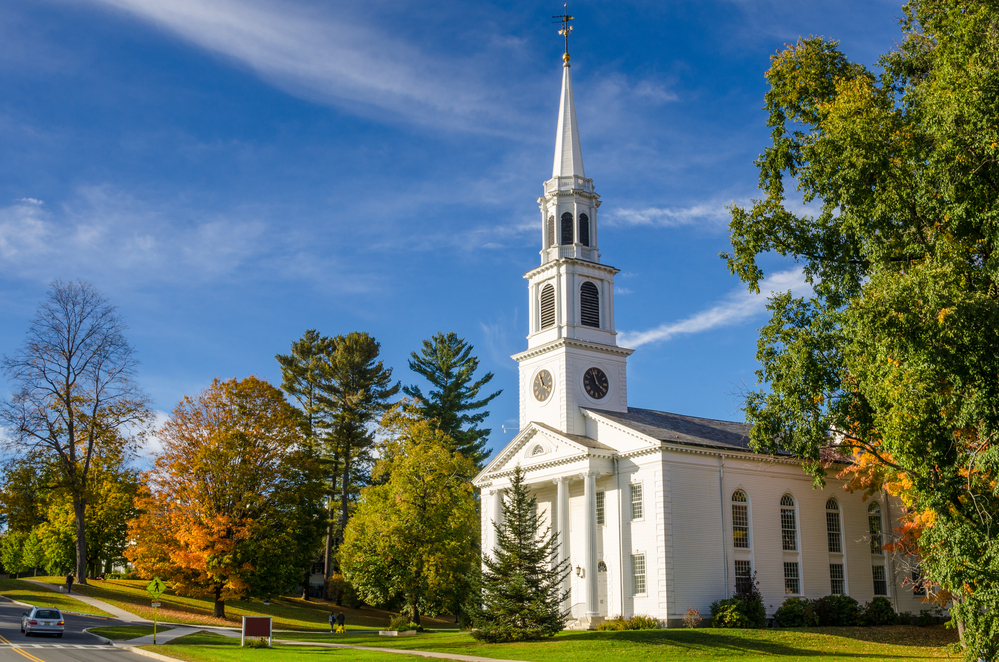 Church steeple cleaning