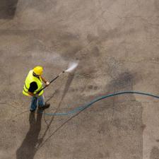 Commercial pressure washing