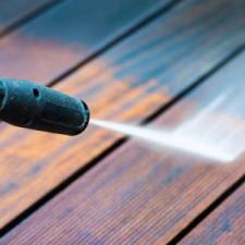 Pool deck washing